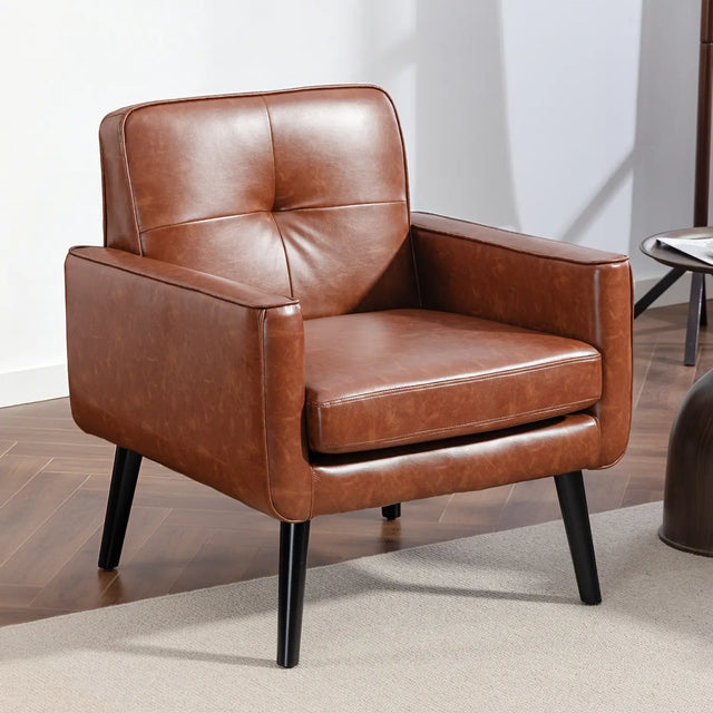 Mid-Century Accent Chair for Apartment, Small Space