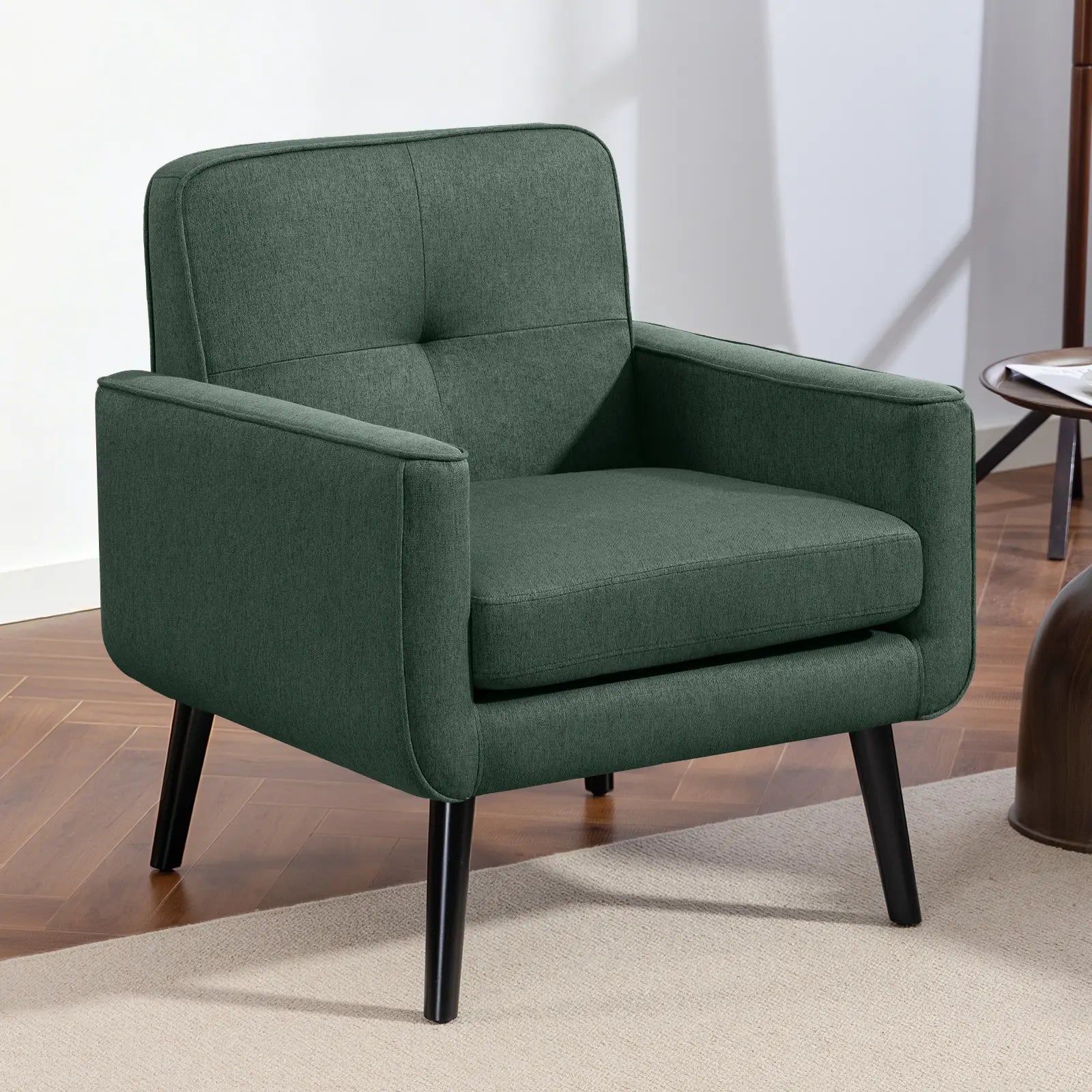 Mid-Century Accent Chair for Apartment, Small Space