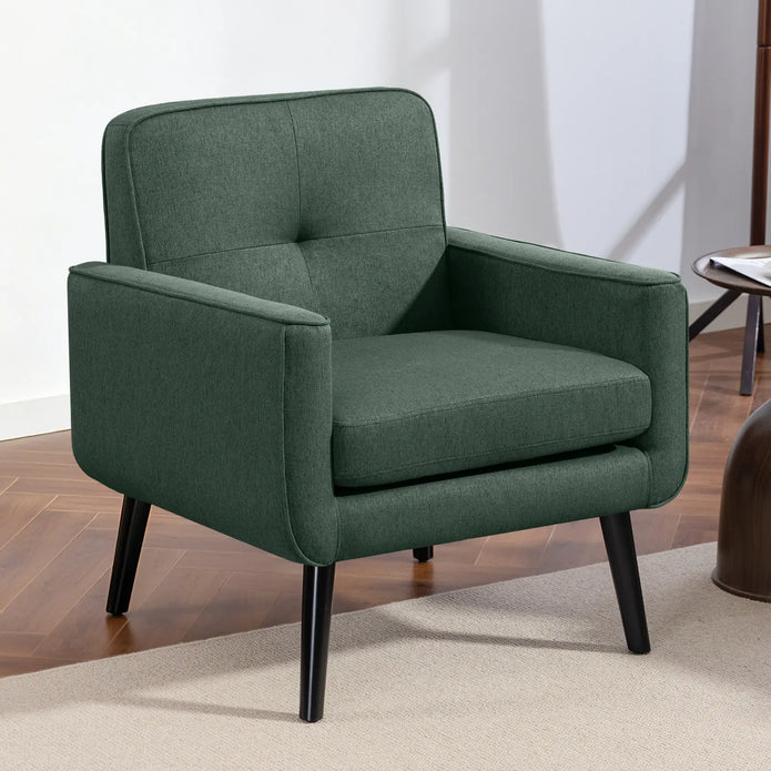 Mid-Century Accent Chair for Apartment, Small Space