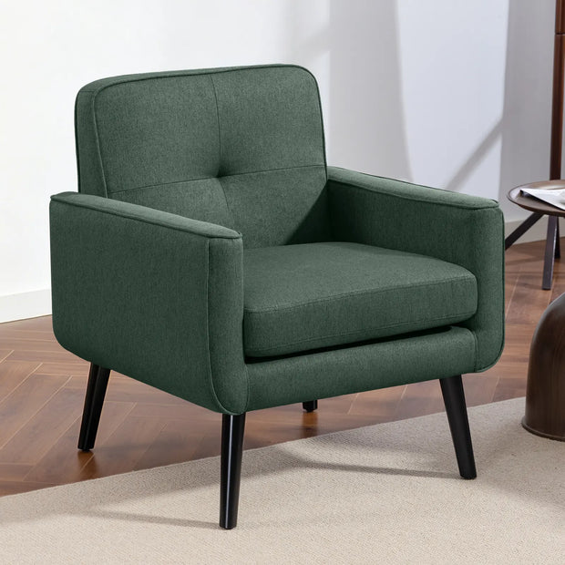 Mid-Century Accent Chair for Apartment, Small Space