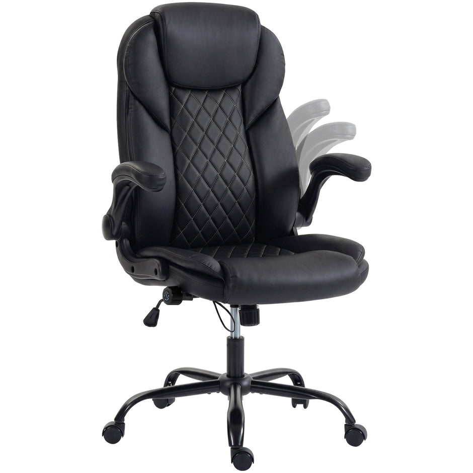Ergonomic Office Chair - High Back PU Leather Desk Chair