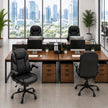Ergonomic Office Chair - High Back PU Leather Desk Chair