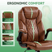 Ergonomic Office Chair - High Back PU Leather Desk Chair