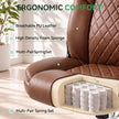 Ergonomic Office Chair - High Back PU Leather Desk Chair