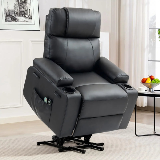 Power Lift Recliner Chair with Massage & Heat, Stand Assist