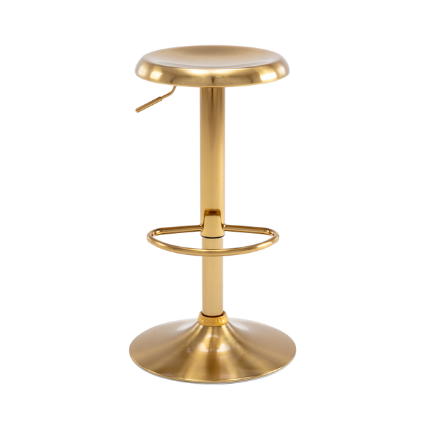 Adjustable Metal Bar Stools Set of 2, Pub, Cafe