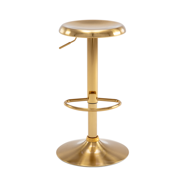 Adjustable Metal Bar Stools Set of 2, Pub, Cafe