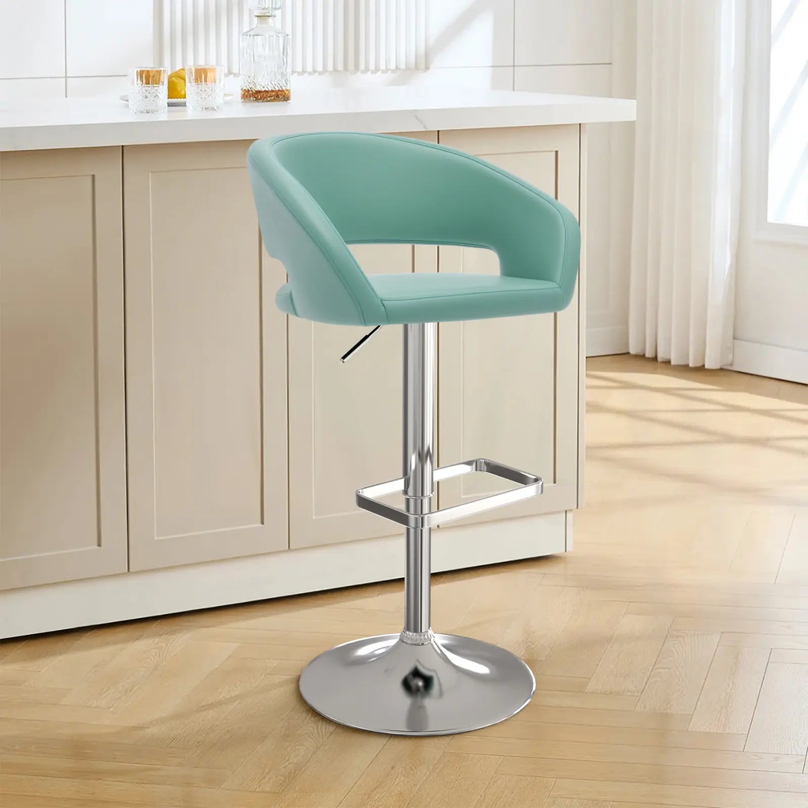 Modern Swivel Counter Height Stools for Café, Pub