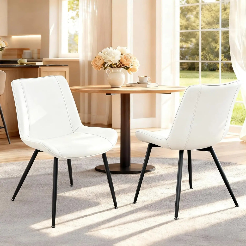 Modern Dining Room Chairs Set of 2 for Kitchen