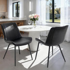 Modern Dining Room Chairs Set of 2 for Kitchen