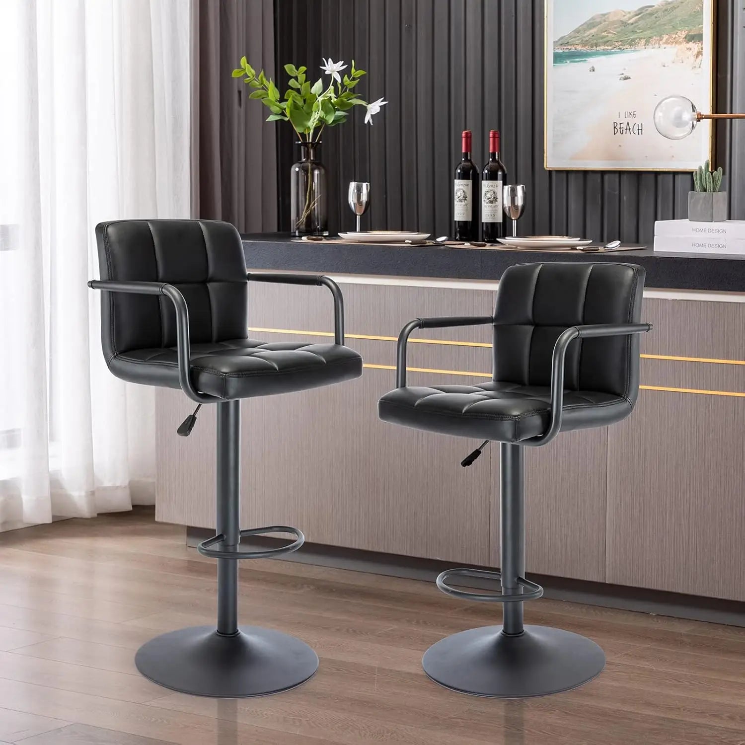 Modern Airlift Counter Height Stools for Dining Room