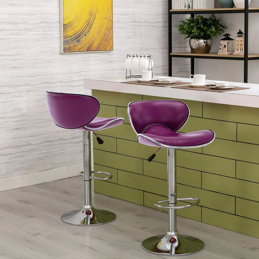 Modern Counter Height Stools Set of 2 for Pub, Dinging room
