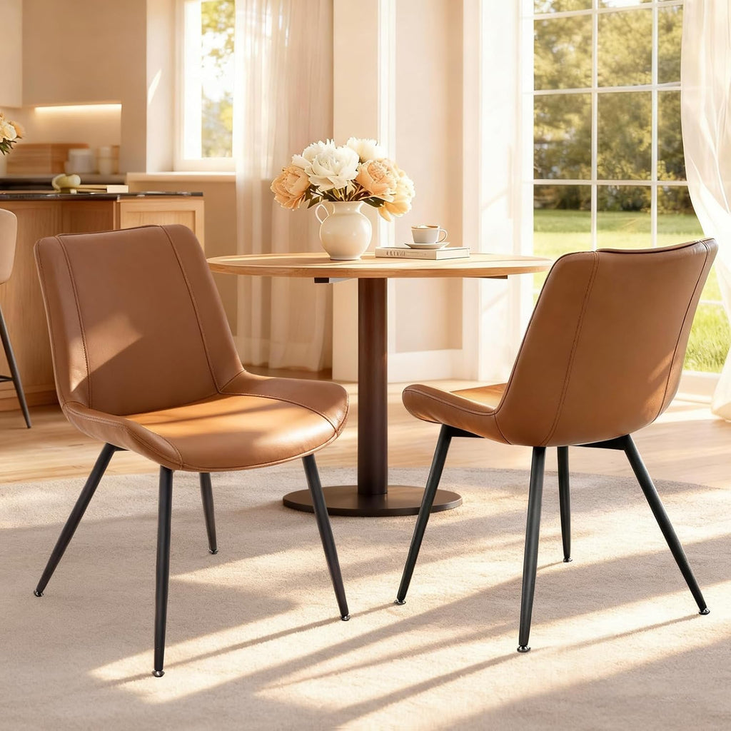 Modern Dining Room Chairs Set of 2 for Kitchen
