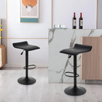 Modern Adjustable Bar Stools Set of 2 for Dining Room