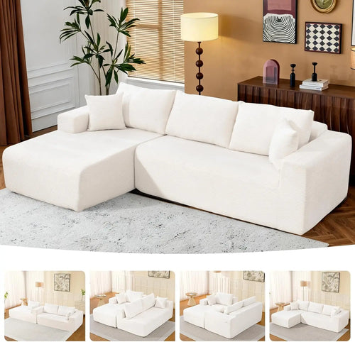 2025 New 108" Cloud Couch Sectional with Chaise