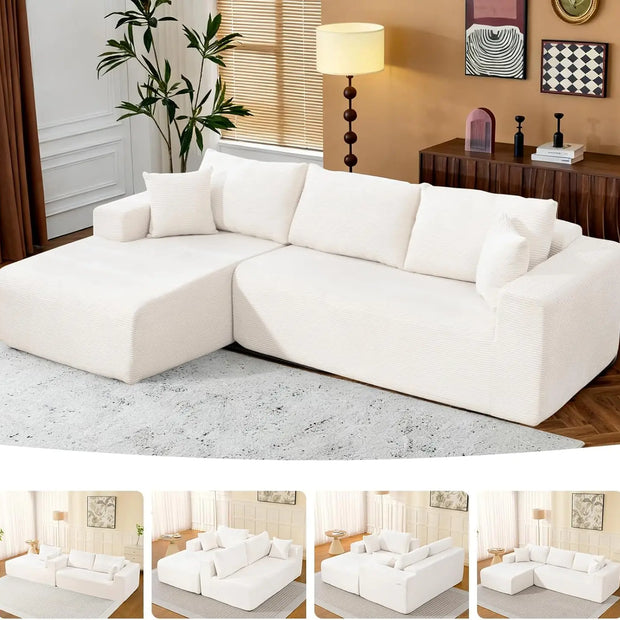 2025 New 108" Cloud Couch Sectional with Chaise