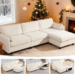 109'' Modular Sectional Sofa with Storage Ottoman