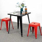 18 inch Industrial Metal Bar Stools Set of 2