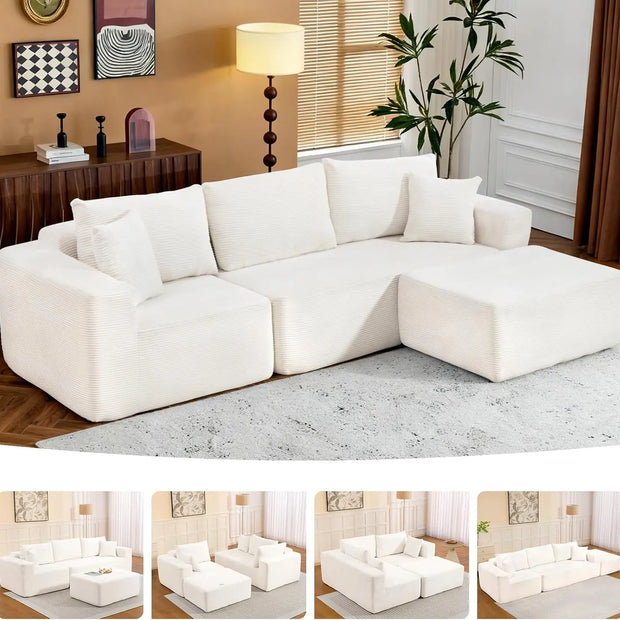 2025 New 108" Cloud Couch Sectional with Chaise