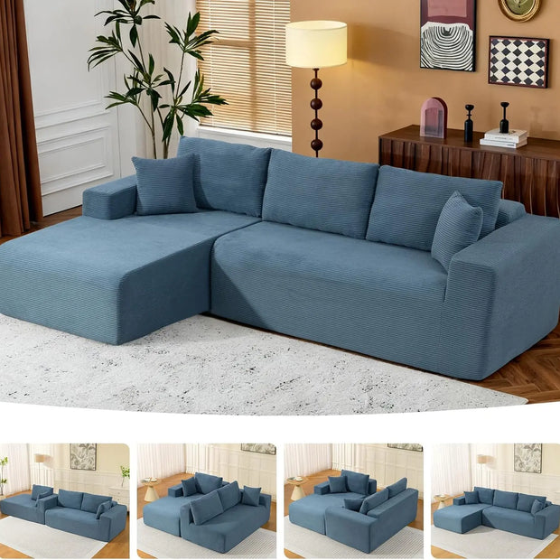2025 New 108" Cloud Couch Sectional with Chaise