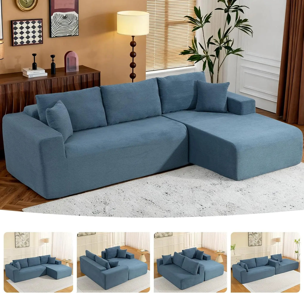 2025 New 108" Cloud Couch Sectional with Chaise