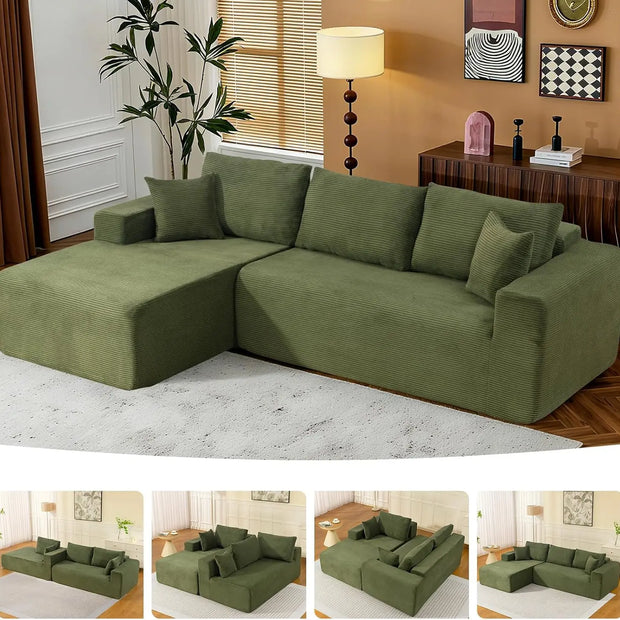 2025 New 108" Cloud Couch Sectional with Chaise