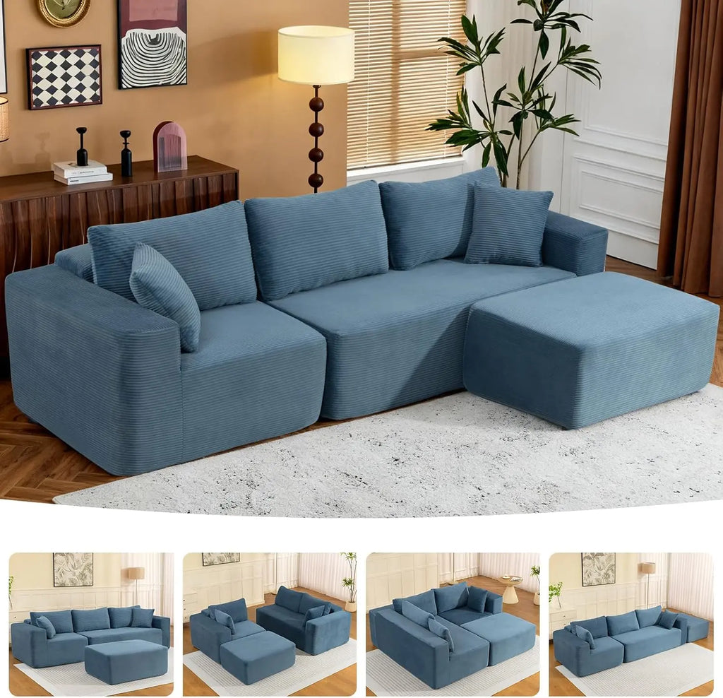 2025 New 108" Cloud Couch Sectional with Chaise